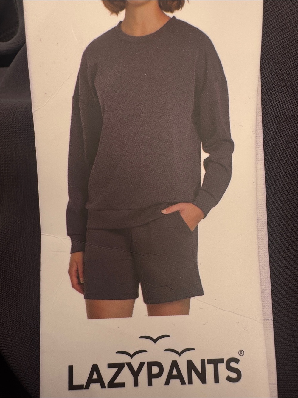 Women's Relaxed top in Charcoal Gray